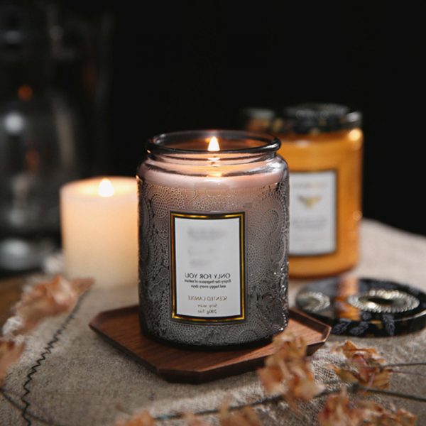 Candle Scents Bulk Aromatherapy Glass Bell Cover Candle Jar Cup