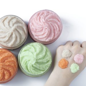 Clinique Sparkle Skin Body Exfoliating Cream Making Sugar Scrub