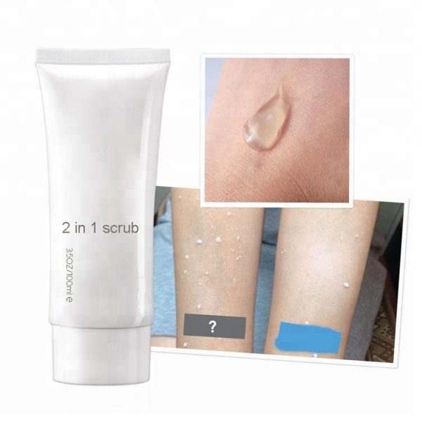 Silicone Bath Body Scrubber Body Scrub Container Brown