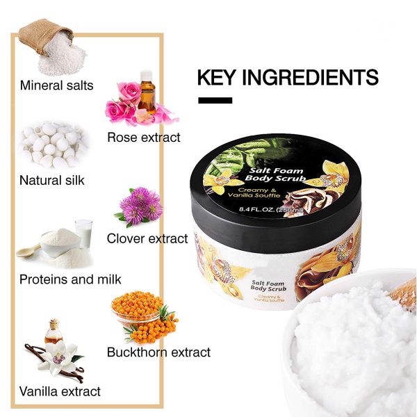 Holy City Salt Scrub Turmeric Body Scrub For Skin Lightening
