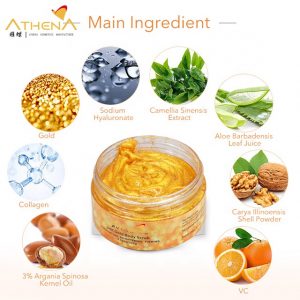 Turmeric Salt Scrub Water Proof Body Scrub Bags Mini