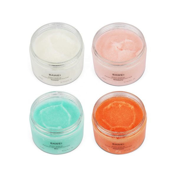 Male Body Scrub 16 Oz Plastic Jars For Body Scrubs