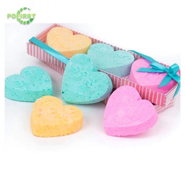 Hot Pink Shimmer Shower Bath Bomb Spa Bath Salts With Shower Bomb