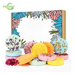 Shower Curtain With Tablet Holder Natural Steamer Aromatherapy For