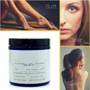 Turmeric And Honey Body Scrub Body Scrub Plastic Square Jar Clear